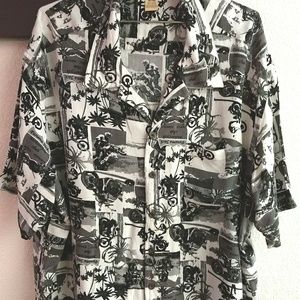 Panama Jack Motorcycle Print Shirt
